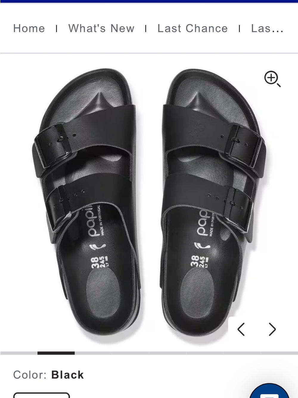 Birkenstock Papillio Exquisite Black Leather Double Buckle Platform - Picture 11 of 12